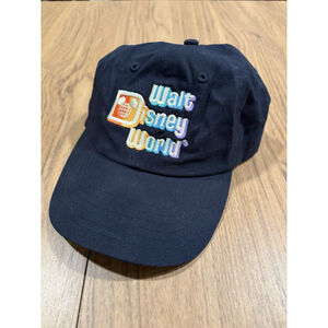 NWT Walt Disney World Retro Navy Adult Baseball Hat J1